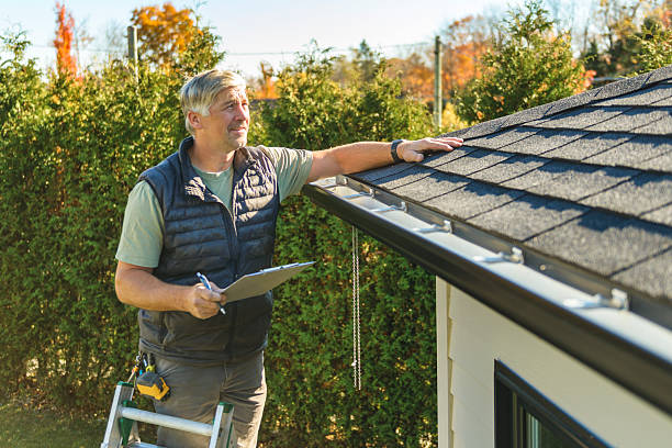 Professional Roofing technician working in Campton, NH